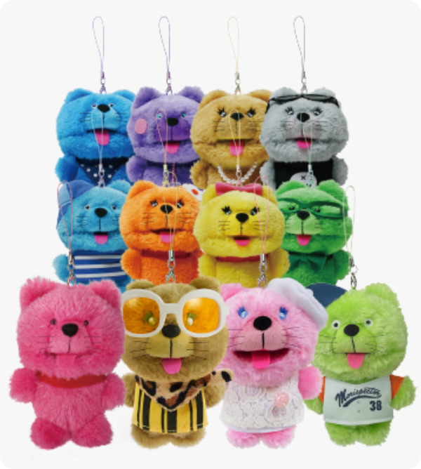 ぬいぐるみストラップ